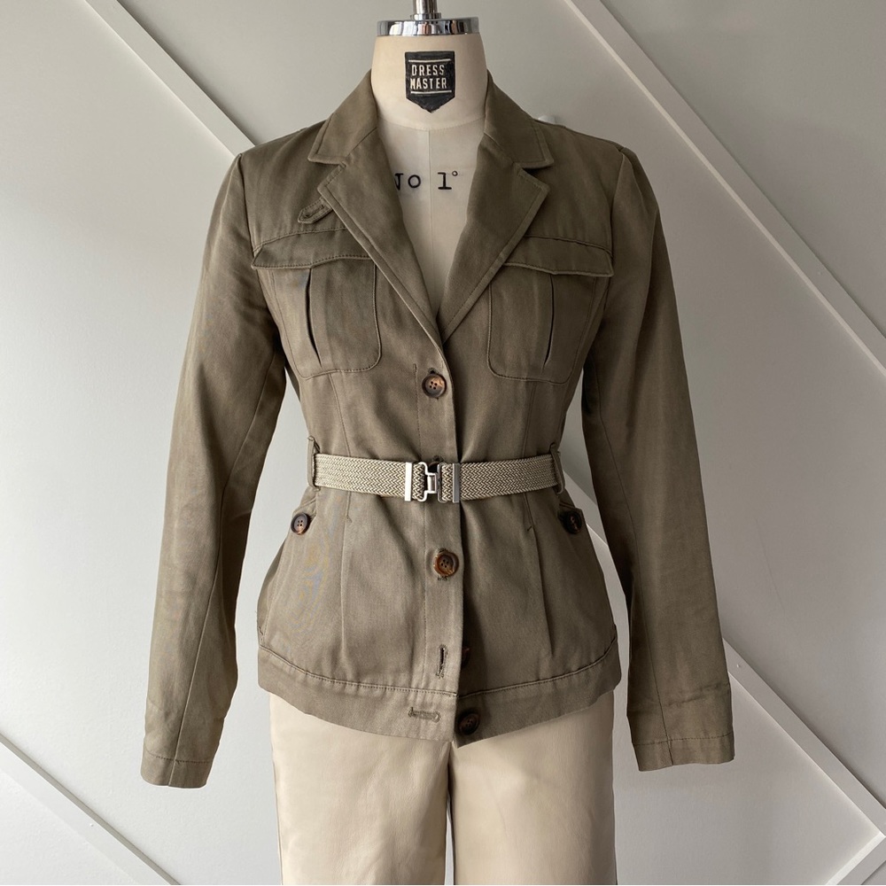 S’Max Mara Linen Blend Utility Jacket - 2